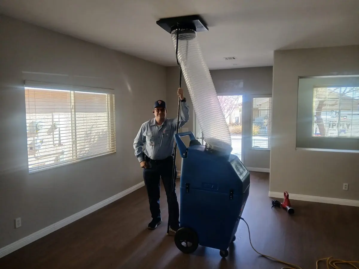 Professional AC Repair work inside a Dulles Town Center home
